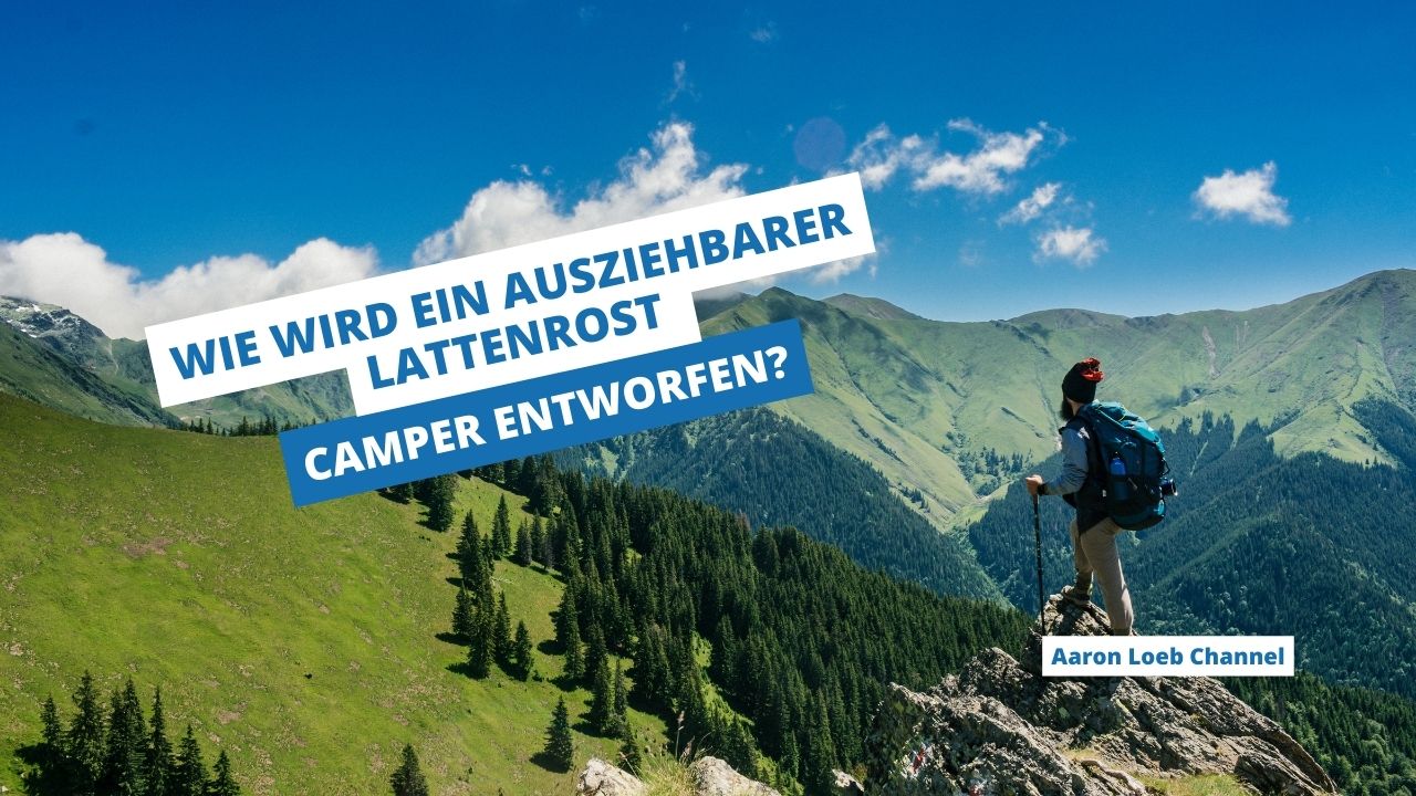 Wie wird ein ausziehbarer Lattenrost Camper entworfen?